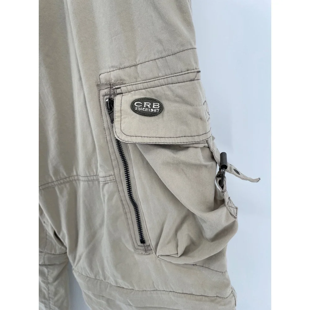 Convertible Hiking Pants Shorts Mens 31x30* Khaki Cargo Utility Gorpcore Outdoor